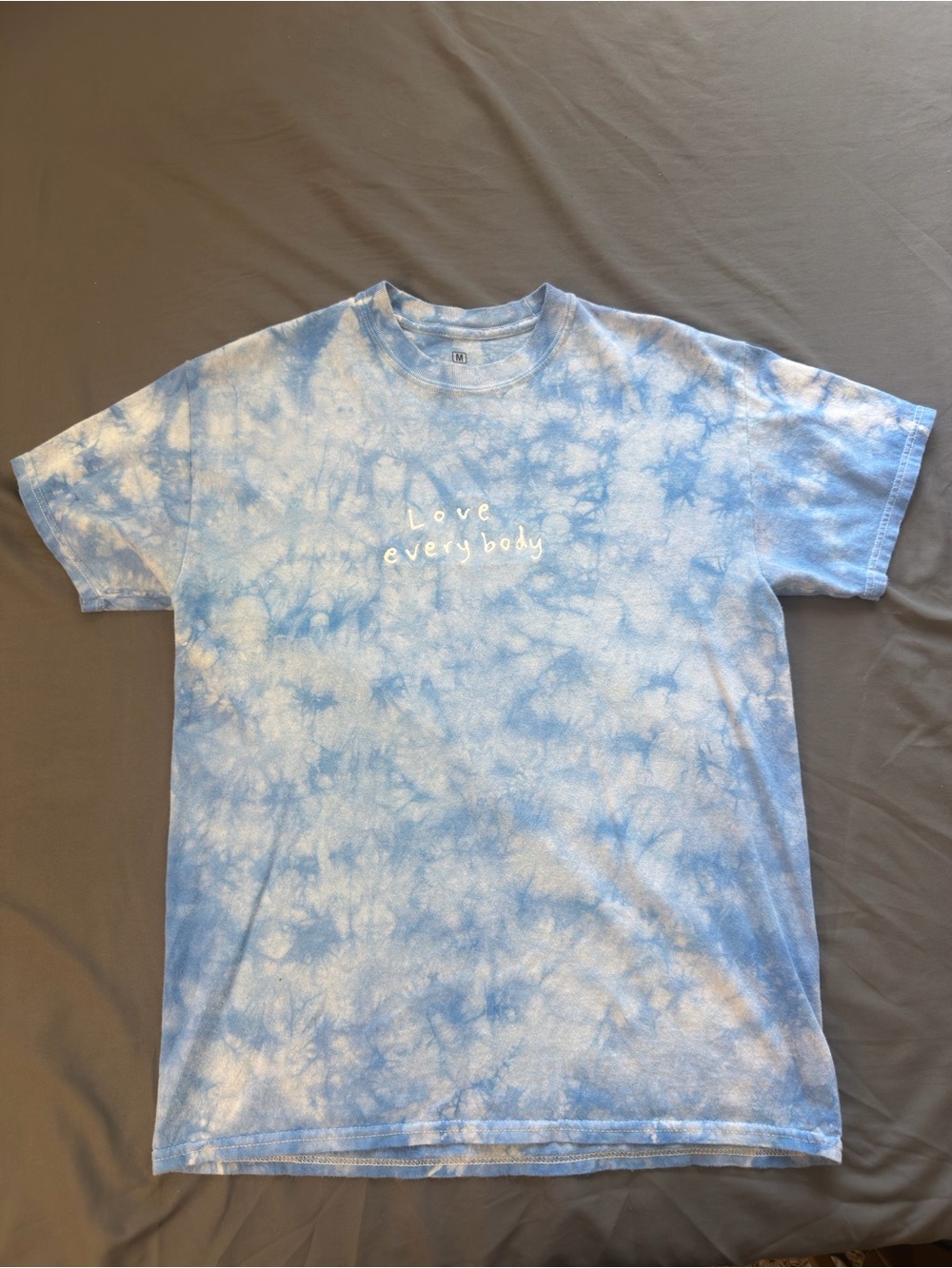 Tie-Dye 'Love Everybody' Short-Sleeve Tee - Blue